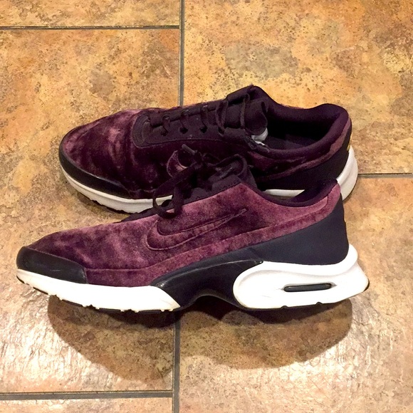 Nike crushes velvet air purple sneaker force 1 - Picture 1 of 7
